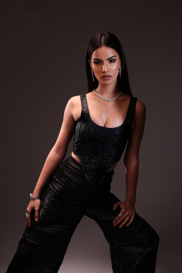 The brocade corset