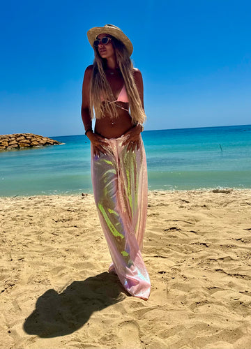 Pink bling pants