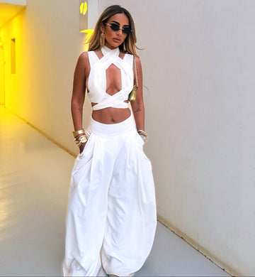 White cutout set