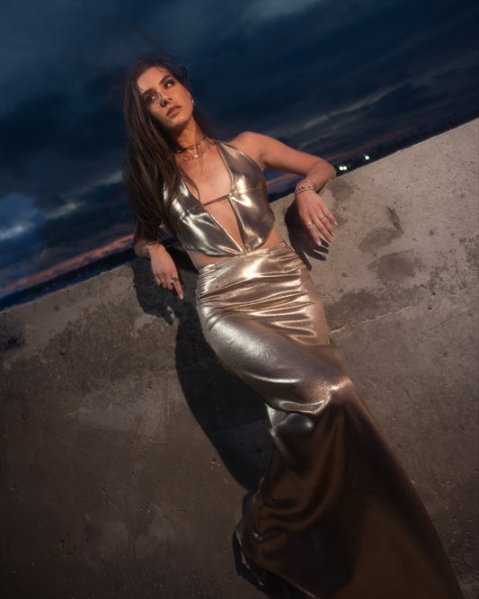 Golden hour dress