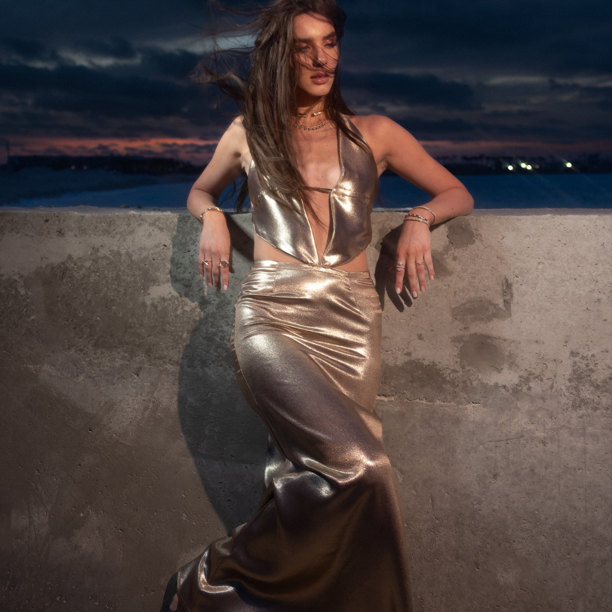Golden hour dress
