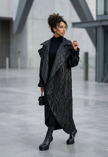 Longlines brocade jacket